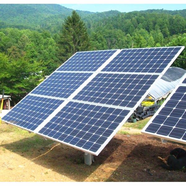 Solarmodul-Bodenpol-Befestigungssystem