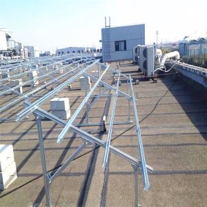 C Style Galvanisiertes Stahl-Bodenmontagesystem