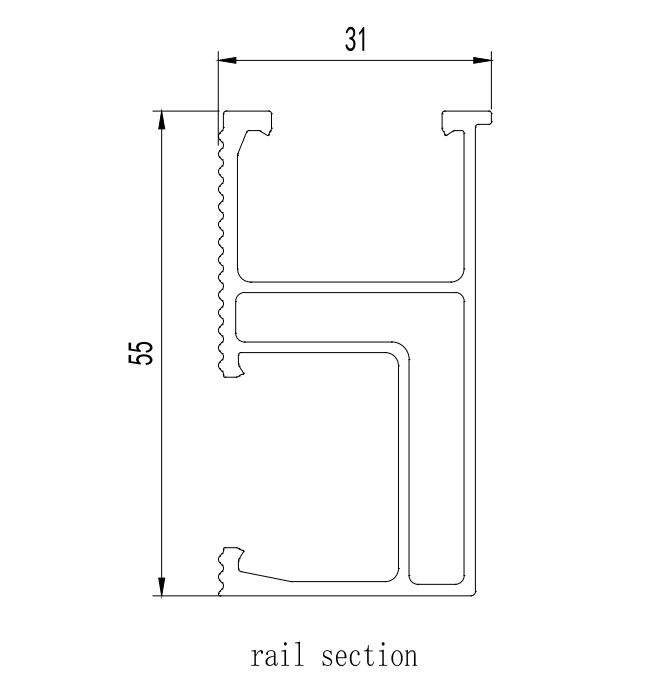 Parameter of Solar Panel Rails 