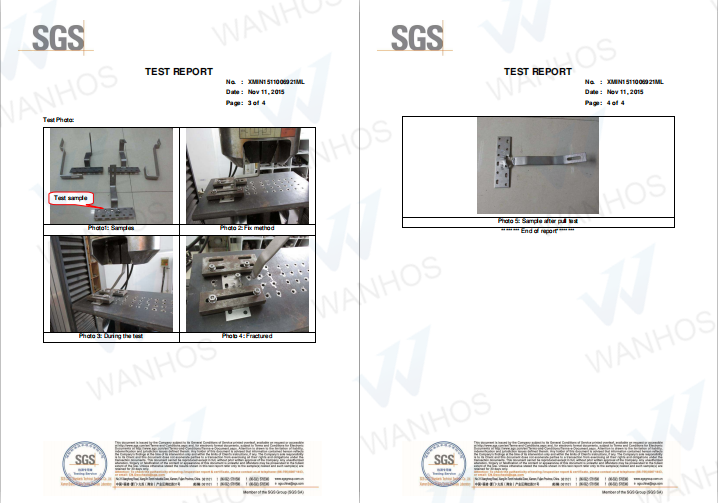 tile roof hook SGS report2