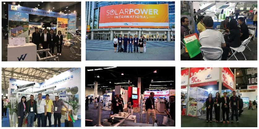 Exhibition of solar earthing clips