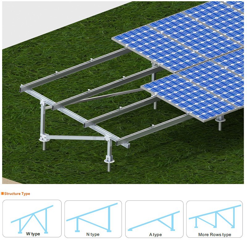 Ground Solar Rack Structure Details Ground Solar Rack Structure Details