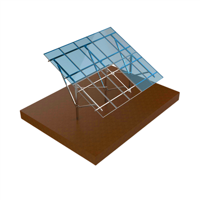 Bodenmontierte Solarstruktur