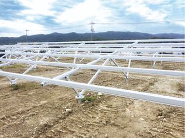 Aluminium-Schienen für Solarmodule Befestigung Schraube Bodenanker