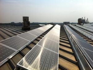 China Aluminium Ballasted Solar Mount System für Flachdach