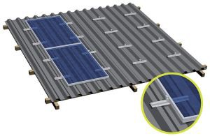 Einfache Installation des Dach-Sonnensystems für Haus