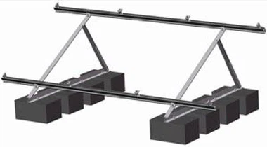 Verstellbare Falt-Tri-Bracket-Halterung für Flachdach