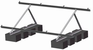 Aluminium Dachfalte Tri-Bracket