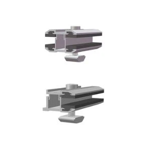 Rahmenlose Dünnschicht-Solarmodulklemme