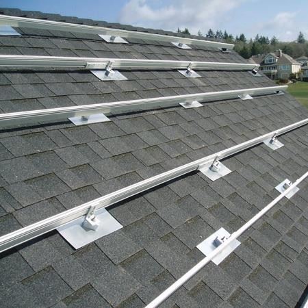 Solar Flashing Hook For Shingle Tile Roof
