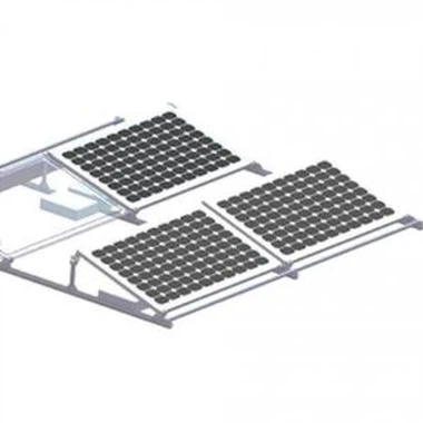 Flachdach-Ballastmontage Solarstromanlage