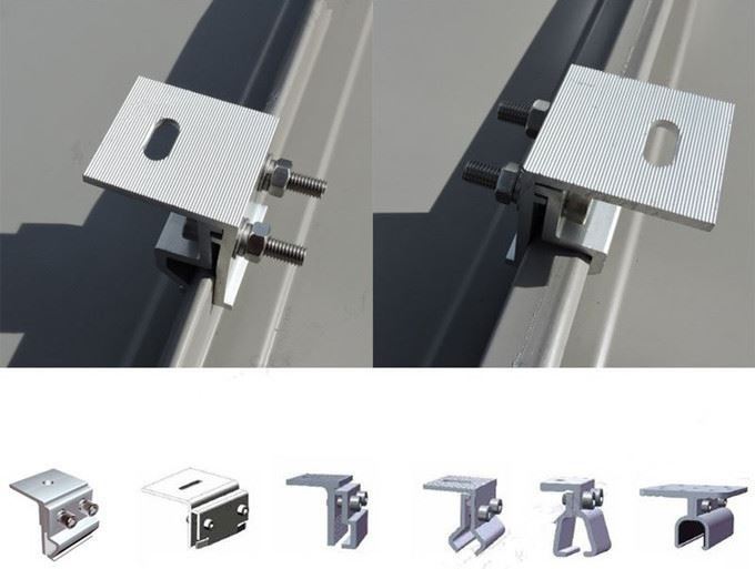 Solar Mounting Aluminum Tile Roof Hooks