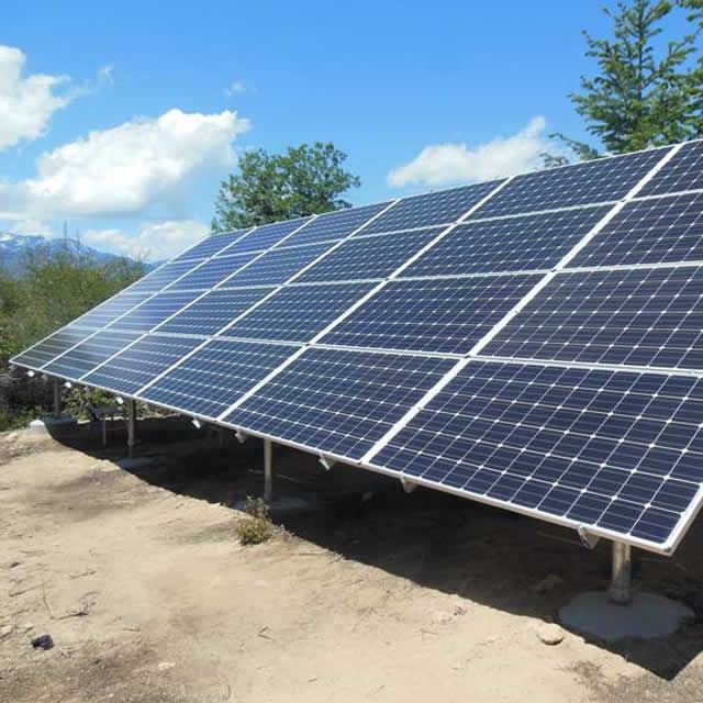 Solar PV AL-Bodenmontagesystem für das Sonnensystem