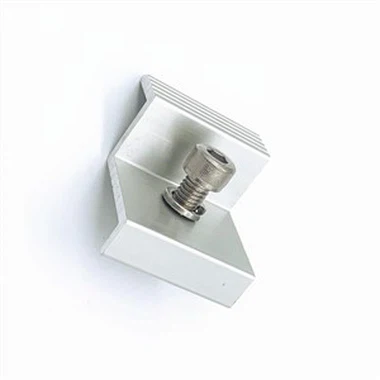 Solar-Montagehalterungssystem Aluminium-Mittelendklemme