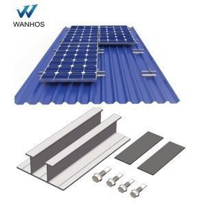 Aluminiumschiene zur Montage von Solarmodulen